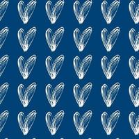 vector seamless pattern small hearts