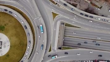 Highway Traffic Aerial video