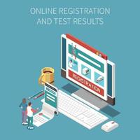 Online Test Result Composition vector