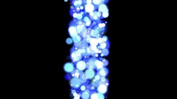 bokeh blue particle line background loop animation video