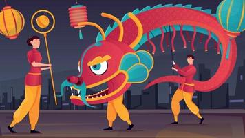 Chinese New Year Illustration vector