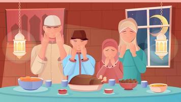 Ramadan Flat Illustration vector