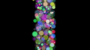 bokeh colorful particle line background loop animation video