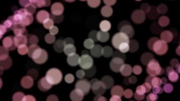 Bokeh rosso particella sfondo loop animazione video