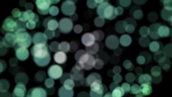 bokeh green particle background loop animation video