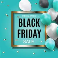 Black Friday Sale Inscription Banner Design Template. vector