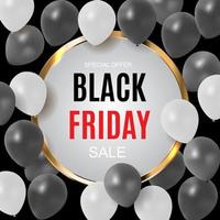 Black Friday Sale Inscription Banner Design Template. vector