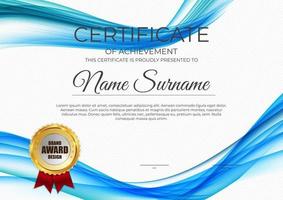 Certificate, diploma template background.Vector illustration vector