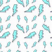 Abstract Seamless Pattern Background with bolt. Vector Illustration