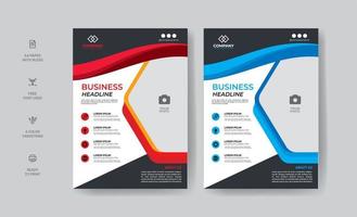 Modern Business Flyer Design Print Ready vector