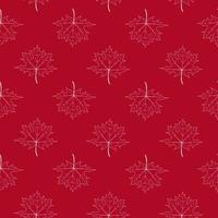 Abstract Seamless Pattern Background with Falling Autumn Leaves vector