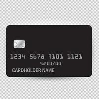 Credit cards icon black and white card Royalty Free Vector