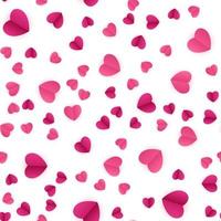 Abstract Heart Seamless Pattern Background. Vector Illustration
