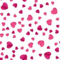 Abstract Heart Seamless Pattern Background. Vector Illustration