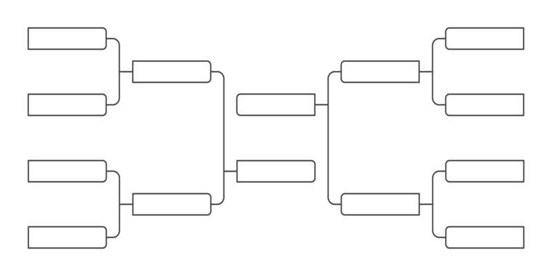 Premium Vector  8 team tournament bracket championship template flat style  design vector illustration