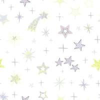 Colorful seamless background with star shape vector