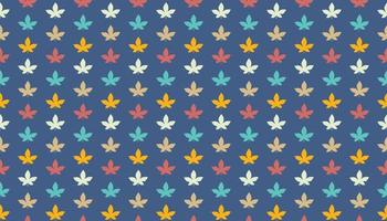 Colorful floral leaves pattern background for texture printing wallpaper vector