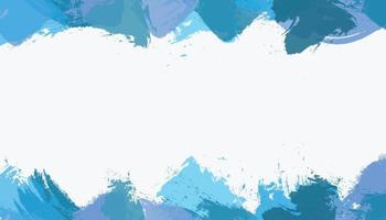 Blue abstract watercolor background design vector png