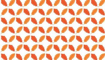 Autumn fall leaves pattern background design for texture printing wallpaper vector