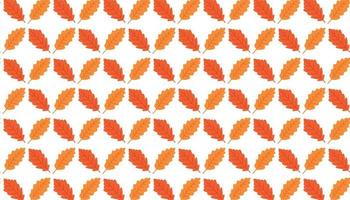 Autumn fall leaves pattern background design for texture printing wallpaper vector