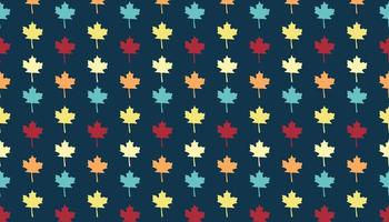 Autumn fall  Leaf pattern background design for texture printing wallpaper vector