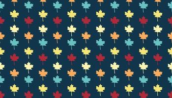 Autumn fall  Leaf pattern background design for texture printing wallpaper vector