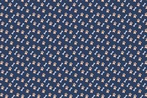Paws pattern background wallpaper design vector for decorative printing