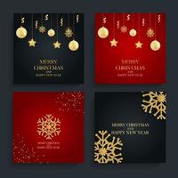 Abstract Holiday New Year and Merry Christmas vector