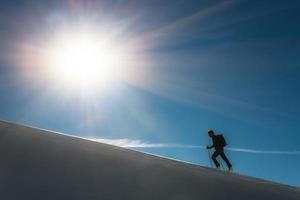 Climb ski alpinism photo