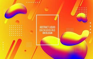 Abstract liquid background vector