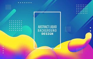 Abstract liquid background vector