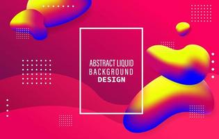 Abstract liquid background vector