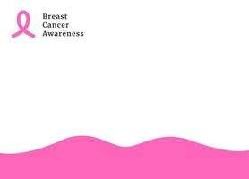 Breast Cancer Awareness Background vector