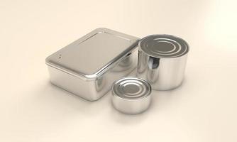 Metal Food Tin Pack photo