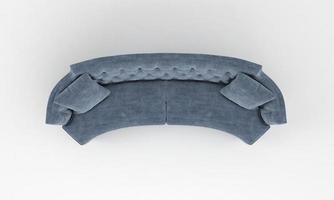 Sofa Top View furniture 3D Rendering photo