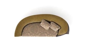 Sofa Top View furniture 3D Rendering photo