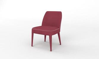 Chair Side View furniture 3D Rendering photo