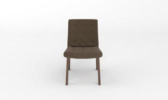 Chair Front View furniture 3D Rendering photo