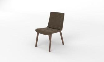 Chair Side View furniture 3D Rendering photo