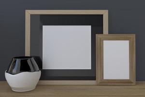 Empty Photo Frame Mockup Design Mockup
