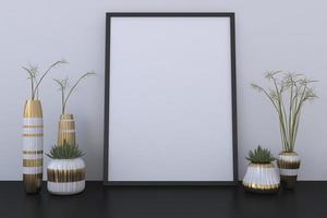 Empty Photo Frame Mockup Design Mockup