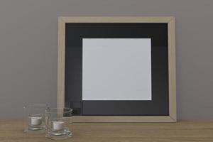 Empty Photo Frame Mockup Design Mockup