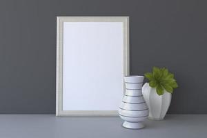 Empty Photo Frame Mockup Design Mockup