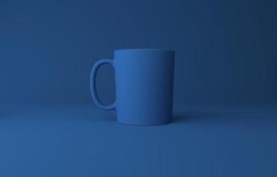 Realistic Mug Mockup 3D Rendered photo