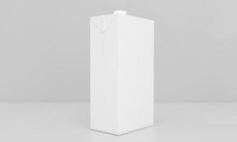 Milk Pack Packaging Packet Design 3D Rendered photo