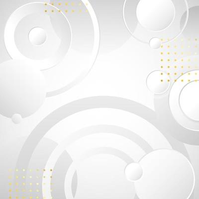 White Circular Abstract Background