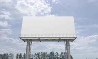 Billboard Sign 3D Rendered Illustration photo