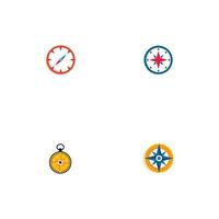 compass logo template vector icon illustration