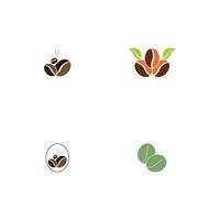 coffee bean icon vector