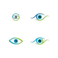 Eye Care vector logo design